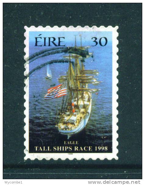 IRELAND  -  1998  Tall Ships Race  30p  Self Adhesive  FU  (stock Scan) - Used Stamps