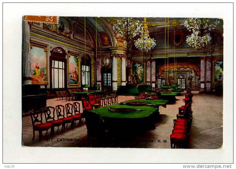 - MONACO . CASINO . LA SALLE SCHMITT  . - Casino