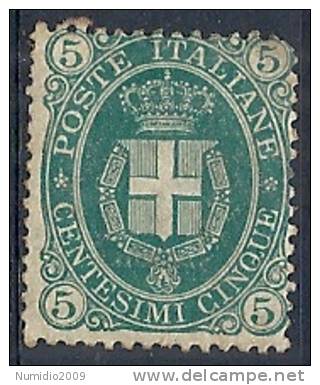 1889 REGNO STEMMA 5 CENT SENZA GOMMA - RR2834 - Neufs