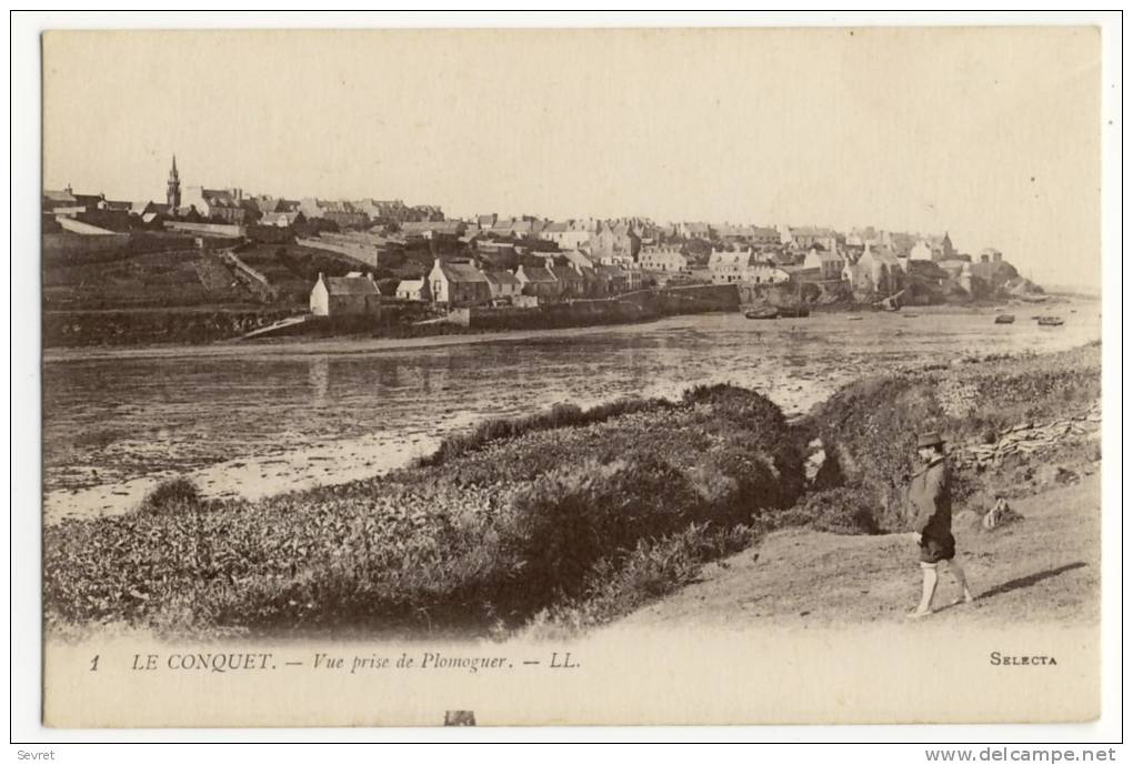 LE CONQUET. - Vue Prise De Plomoguer - Le Conquet