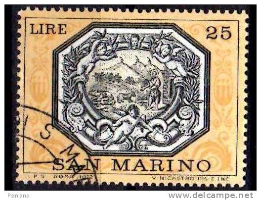 PIA - SMA - 1972 : Allegorie Di San Marino  - (SAS 851-54) - Used Stamps