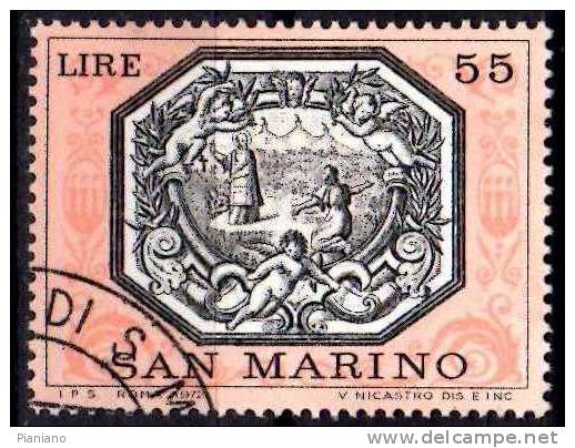PIA - SMA - 1972 : Allegorie Di San Marino  - (SAS 851-54) - Used Stamps
