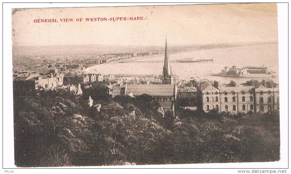 UK1434   WESTON-SUPER-MARE : General View - Weston-Super-Mare