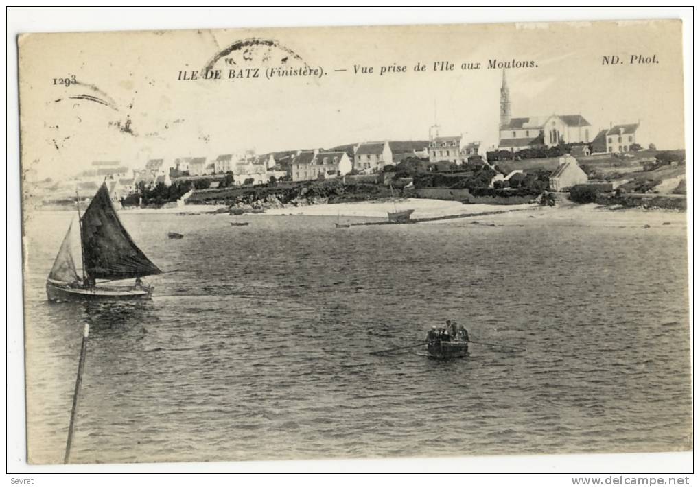 ILE DE BATZ. - Vue Prise De L'Ile Aux Moutons - Ile-de-Batz