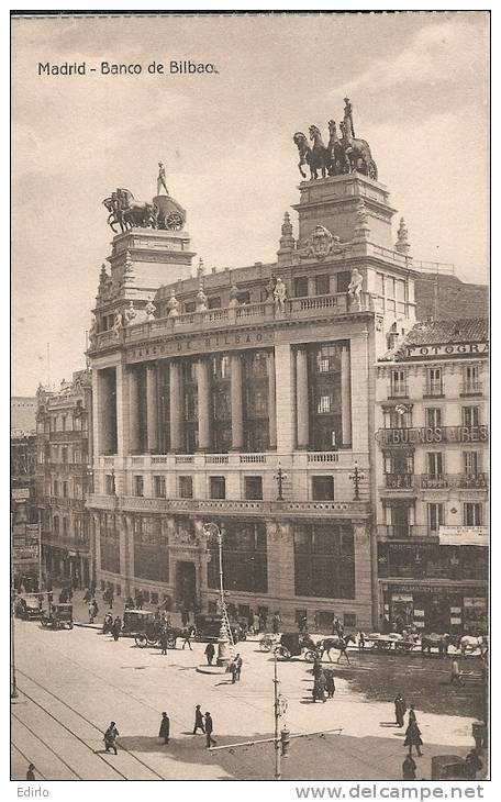 MADRID Banco De Bilbao -unused (TB 2 Trous D'agrafe) - Madrid