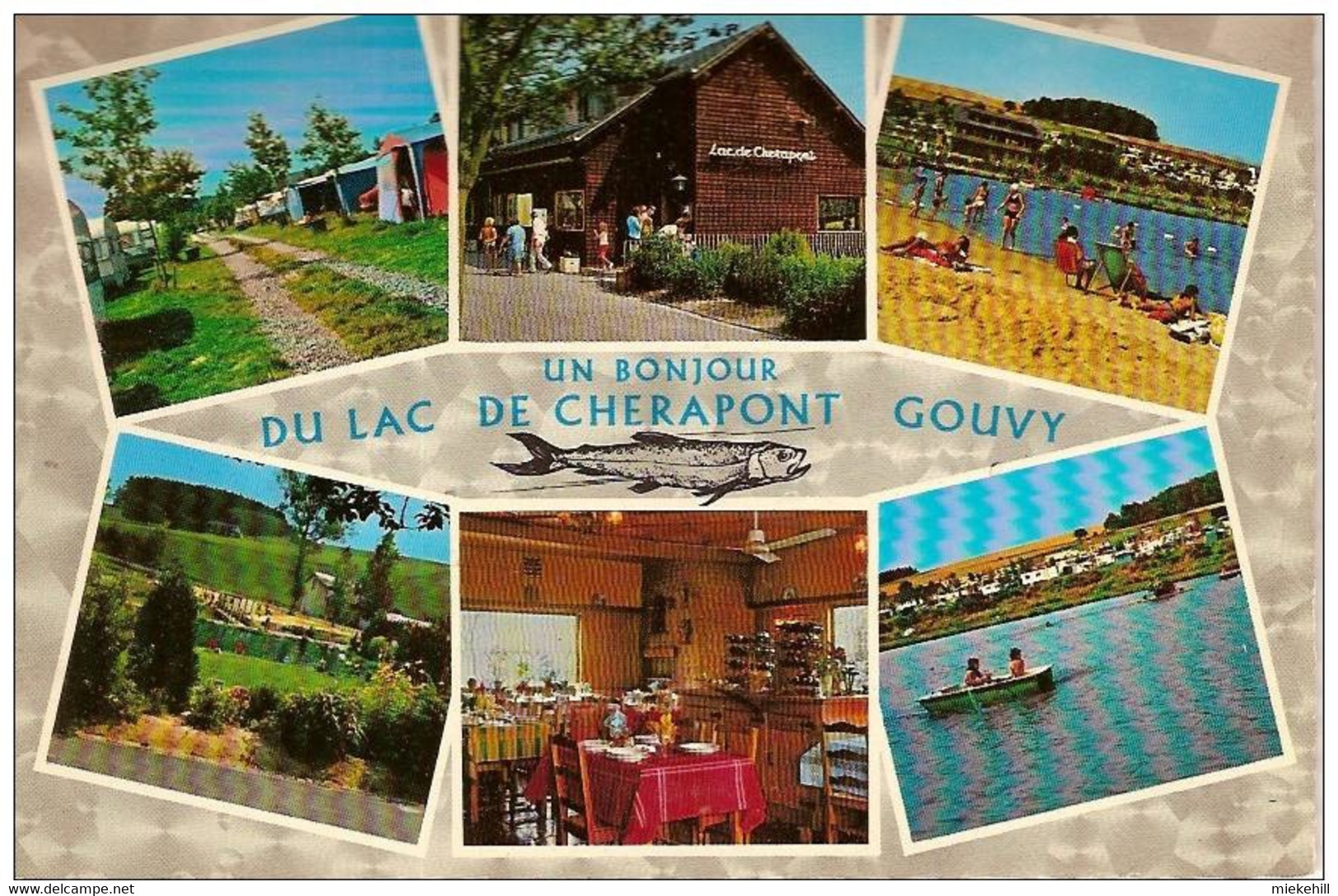 GOUVY-LAC DE CHERAPONT-Multivues-camping-Lac-canotage-pêche-bar -restaurant - Gouvy