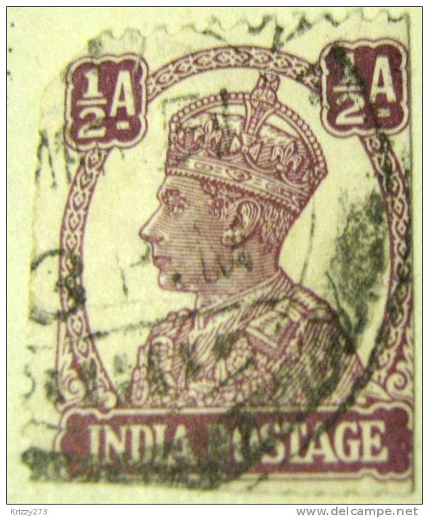 India 1940 King George VI 0.5a - Used - 1936-47 Koning George VI