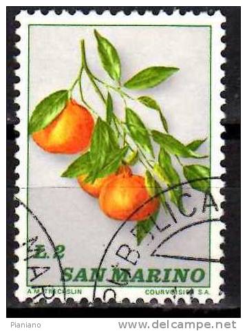 PIA - SMA - 1973 : Frutta  - (SAS 882-891) - Used Stamps