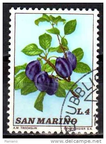 PIA - SMA - 1973 : Frutta  - (SAS 882-891) - Used Stamps