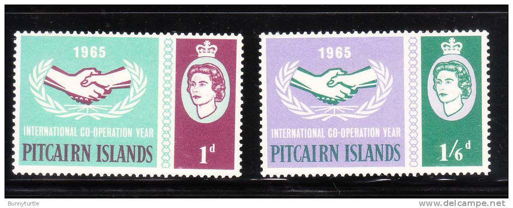 Pitcairn Islands 1965 Int´l Cooperation Year Issue Omnibus MNH - Pitcairn Islands