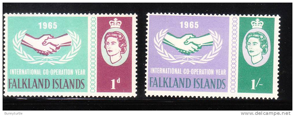 Falkland Islands 1965 Int'l Cooperation Year ICY Issue Omnibus MNH - Falkland