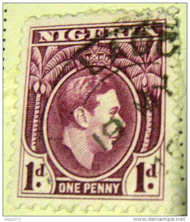 Nigeria 1938 King George VI 1d - Used - Nigeria (...-1960)