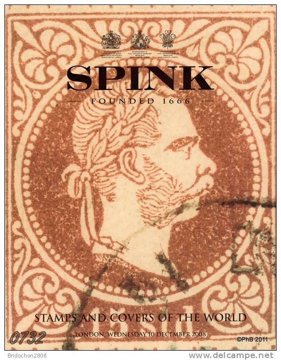 MARCOPHILIE POSTAL HISTORY SPINK STAMPS AND COVERS OF THE WORLD 2008 - Catalogues For Auction Houses