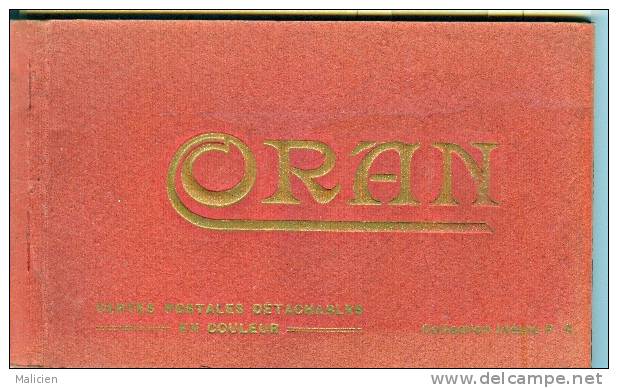 Carnet -ref 30-carnet  De 17 Cartes Postales Sur La Ville D Oran -vues Generales Colorisées De La Ville- Cartes Bon Etat - Oran