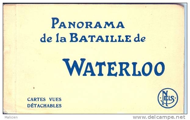Carnet -ref 23-carnet -de 12 Cartes Postales -panorama De La Bataille De Waterloo Du A Louis Dumoulin Peintre - Autres & Non Classés