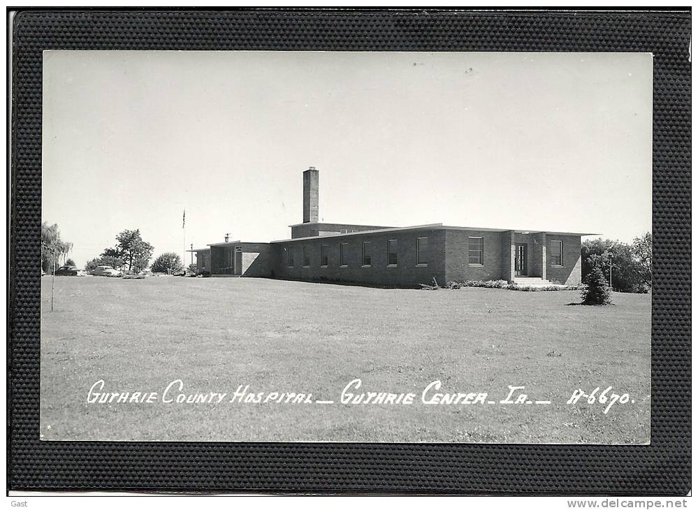 GUTHRIE  CENTER   GUTHRIE  COUNTY  HOSPITAL - Sonstige & Ohne Zuordnung