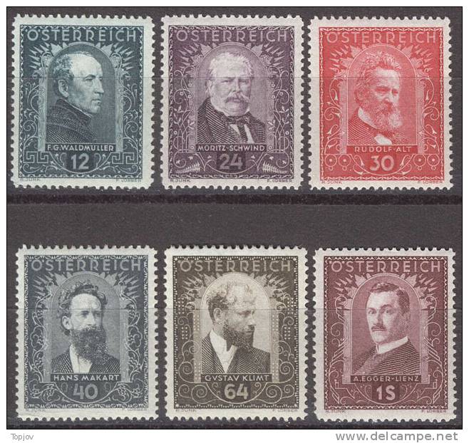 OESTERREICH - AUSTRIA  -  PAINTERS -  ART  - **MNH - 1932 - EXELENT - Ongebruikt