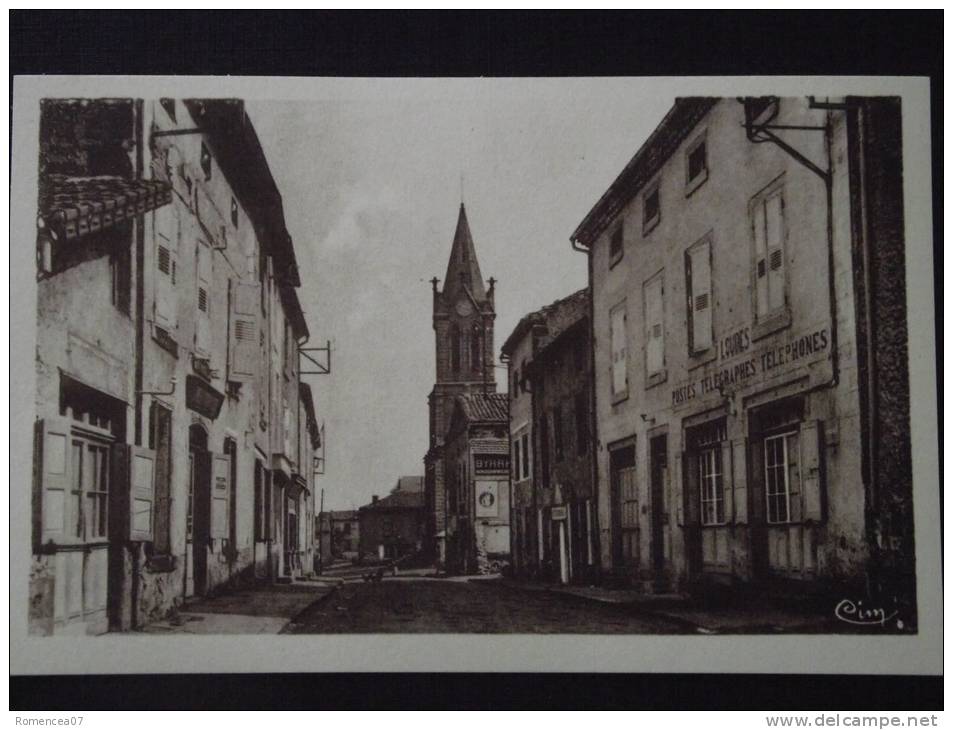 LOUDES (Haute-Loire) - Hôtel De La Poste - Rue De La Barreyre - Non Voyagée - Loudes