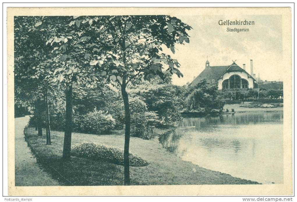 Gelsenkirchen, Stadtgarten, 1911 - Gelsenkirchen