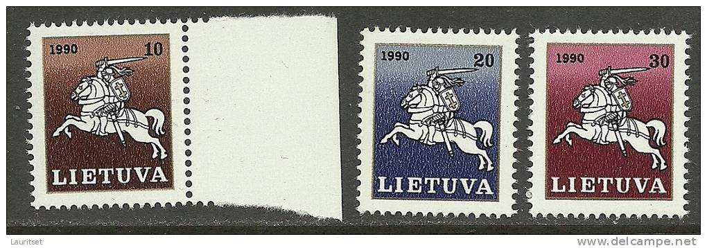 LITAUEN Lietuva Lithuania 1990 Ritter MNH - Litauen