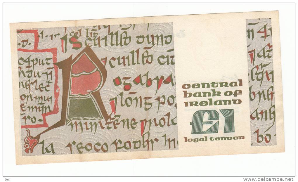 IRELAND REPUBLIC 1 POUND 1978 AXF P 70b 70 B - Irlande