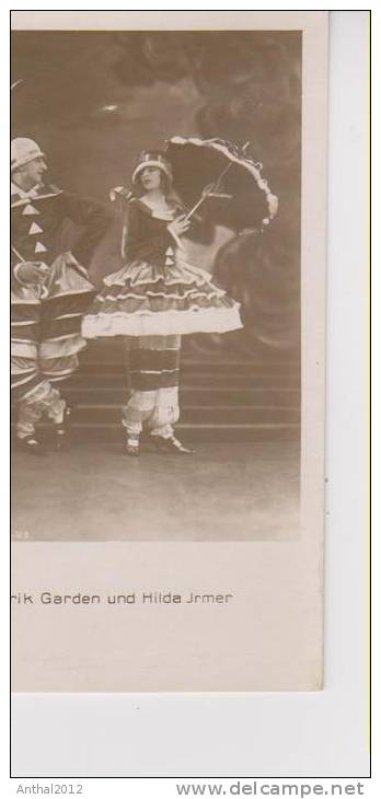 Tanzgruppe Erik Garden Und Hilde Jrmer Clown-Kostüm Harlekin Künstlergruppe Um 1920 - Tanz