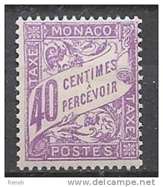 Monaco  Taxe  N°  19  XX  4 - Impuesto