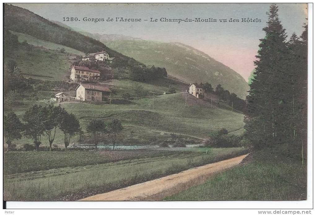 Gorges De L'Areuse - Le Champ Du Moulin Vu Des Hôtels - Cham