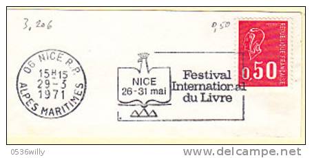 F-Nice 1971. Buch Books Livres. Internationaler Buchfestival (3.206) - Sonstige & Ohne Zuordnung