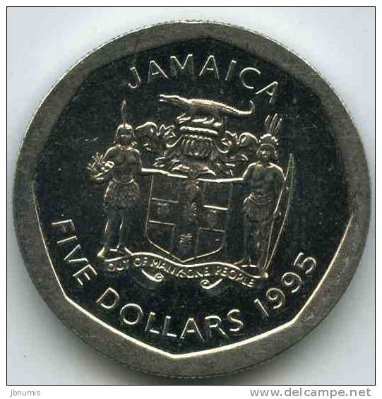 Jamaique Jamaica 5 Dollars 1995 KM 163 - Jamaica