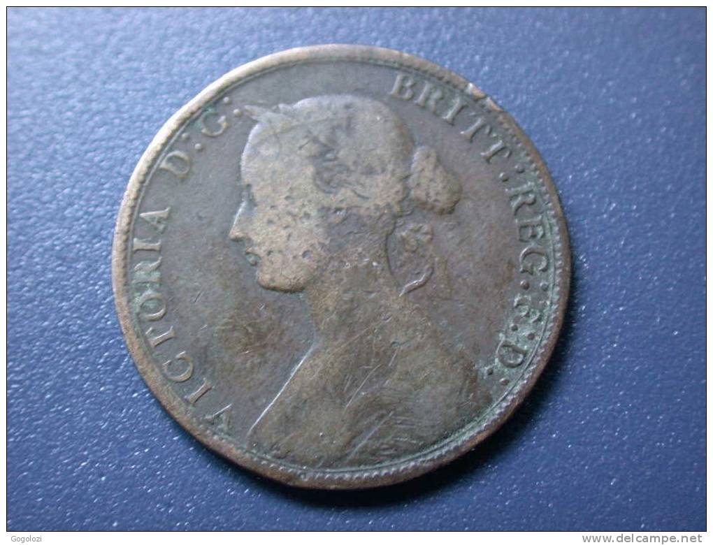 Grande Bretagne 1/2 Penny 1866 - C. 1/2 Penny