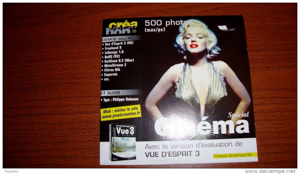 Création Numérique 56 - 500 Photos Spécial Cinéma Marilyn Monroe En Couverture Sur Cd-Rom - Fotografía