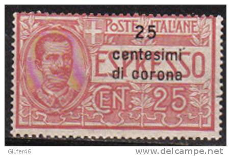 Occupazione Dalmazia - Espresso Cent. 25 - Nuovo - Dalmatië