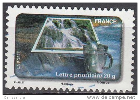 France 2010 Yvert A406 O Cote (2015) 0.70 Euro Eau Des Sources - Oblitérés