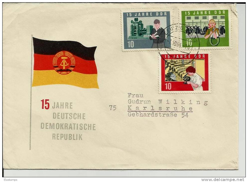 =DDR FDC 1964 BERUF - Briefe U. Dokumente