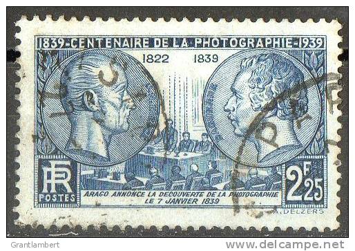 France 1939 Centenaire De La Photographie Obl. - - - Used Stamps