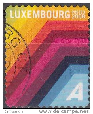 Luxembourg 2008 A Dans Coin Droite Bas O Cachet Rond - Used Stamps