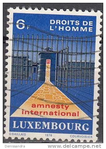 Luxembourg 1978 Michel 974 O Cote (2008) 0.30 Euro Amnesty International - Oblitérés