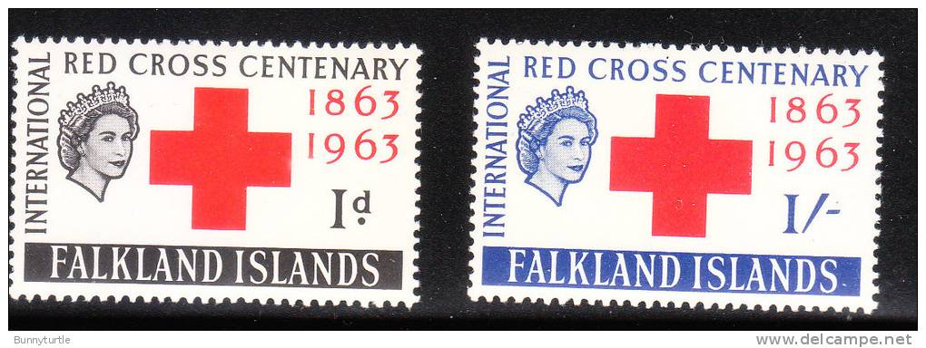 Falkland Islands 1963 Red Cross Centenary Issue Omnibus MNH - Falkland