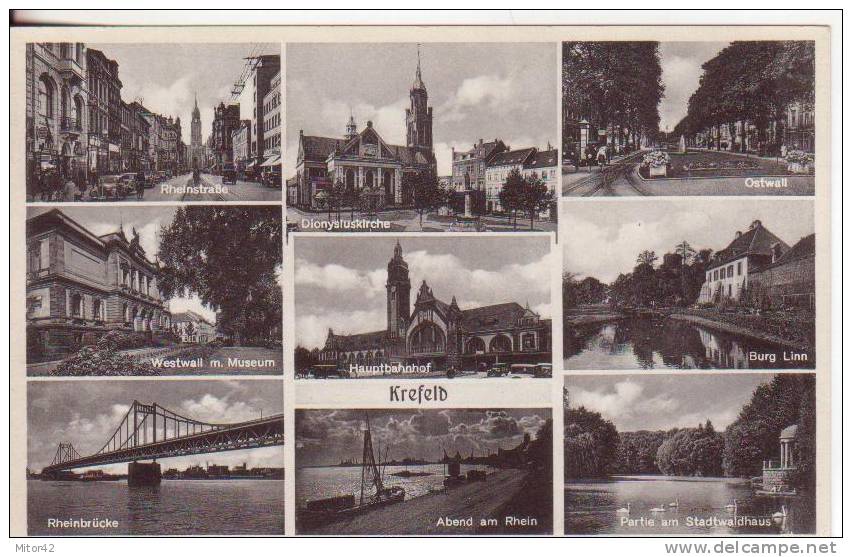 16-Krefeld-Westfalen-Deutschland-Germania-Saluti Da...-Souvenir De...-Gruss Aus...Primi-First-Ersten 900. - Krefeld