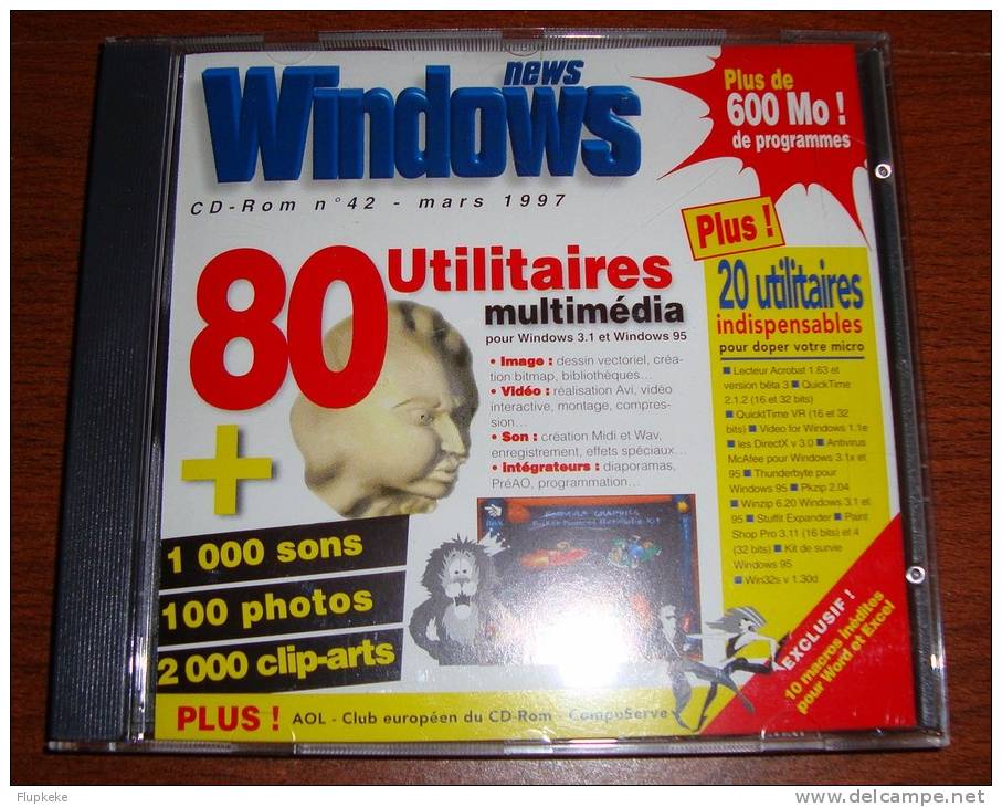 Windows News 42 Mars 1997 1000 Sons 100 Photos 2000 Cliparts Sur Cd-Rom - Informatik