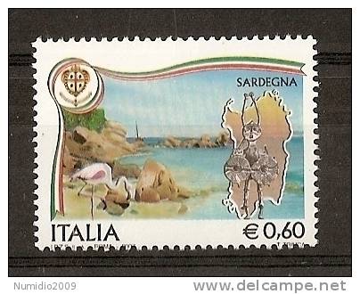 2007 ITALIA Varietà SARDEGNA MNH ** - RR3685-4 - Varietà E Curiosità