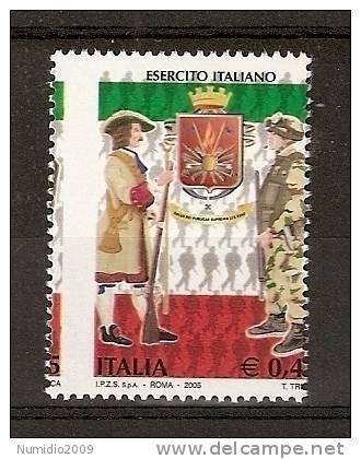 2005 ITALIA Varietà ESERCITO MNH ** - RR3687-1 - Abarten Und Kuriositäten