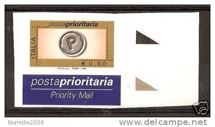 2004 ITALIA Varietà PRIORITARIO 0,60 MNH ** - RR3694-3 - Abarten Und Kuriositäten