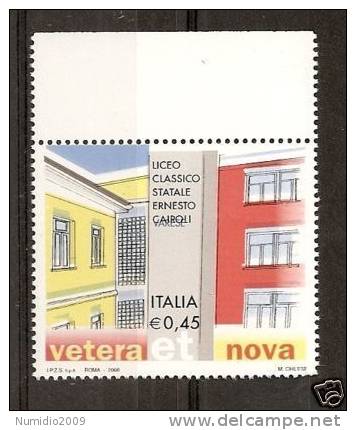 2006 ITALIA Varietà LICEO CAIROLI MNH ** - RR3697-3 - Errors And Curiosities