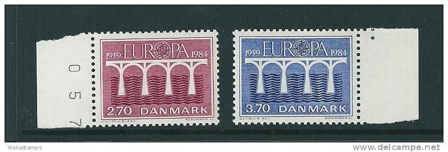 Denmark SG  777-8 MNH - Unused Stamps