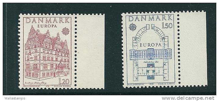 Denmark SG 654-5  1978 Europa MNH - Unused Stamps