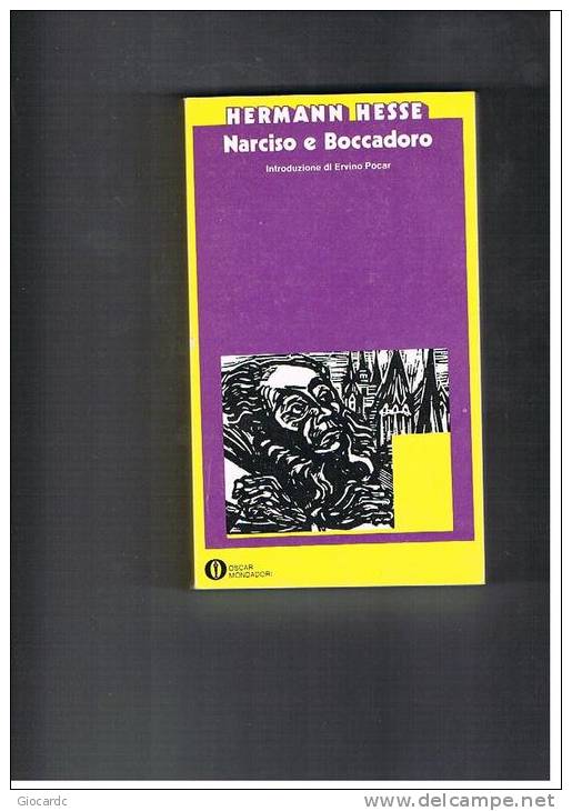 OSCAR MONDADORI -  NARCISO E BOCCADORO   -  HERMANN HESSE  -  N. L 249  1978 - Ediciones De Bolsillo