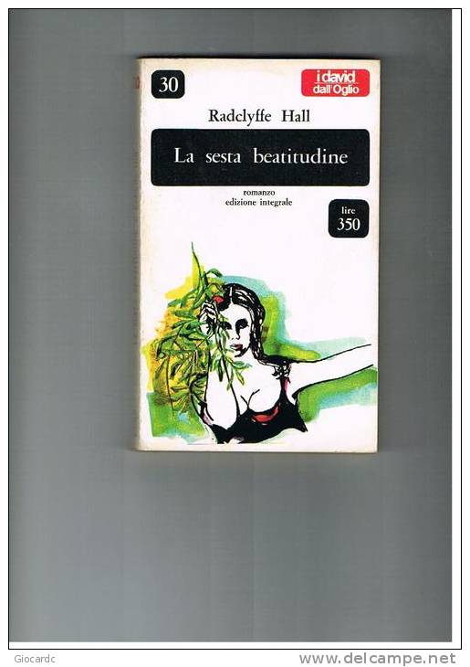 I DAVID DALL' OGLIO - LA SESTA BEATITUDINE     -  RADCLYFFE HALL     N. 30 1966 - Pocket Uitgaven