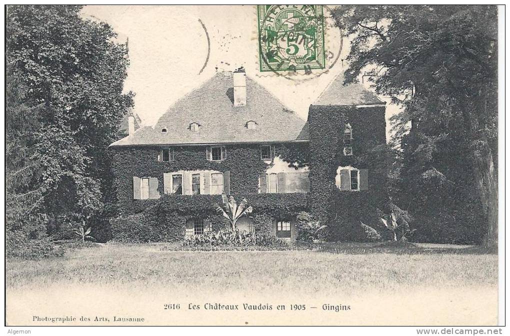 01236 -  Gingins Les Châteaux Vaudois En 1905 - Gingins